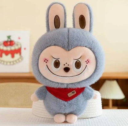 Labubu Plush: 85cm Big Size Stuffed Toy Kaii Anime Soft Doll Blue