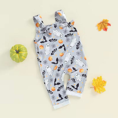 Baby Ghost Halloween Jumpsuit (Age 3M-18M)