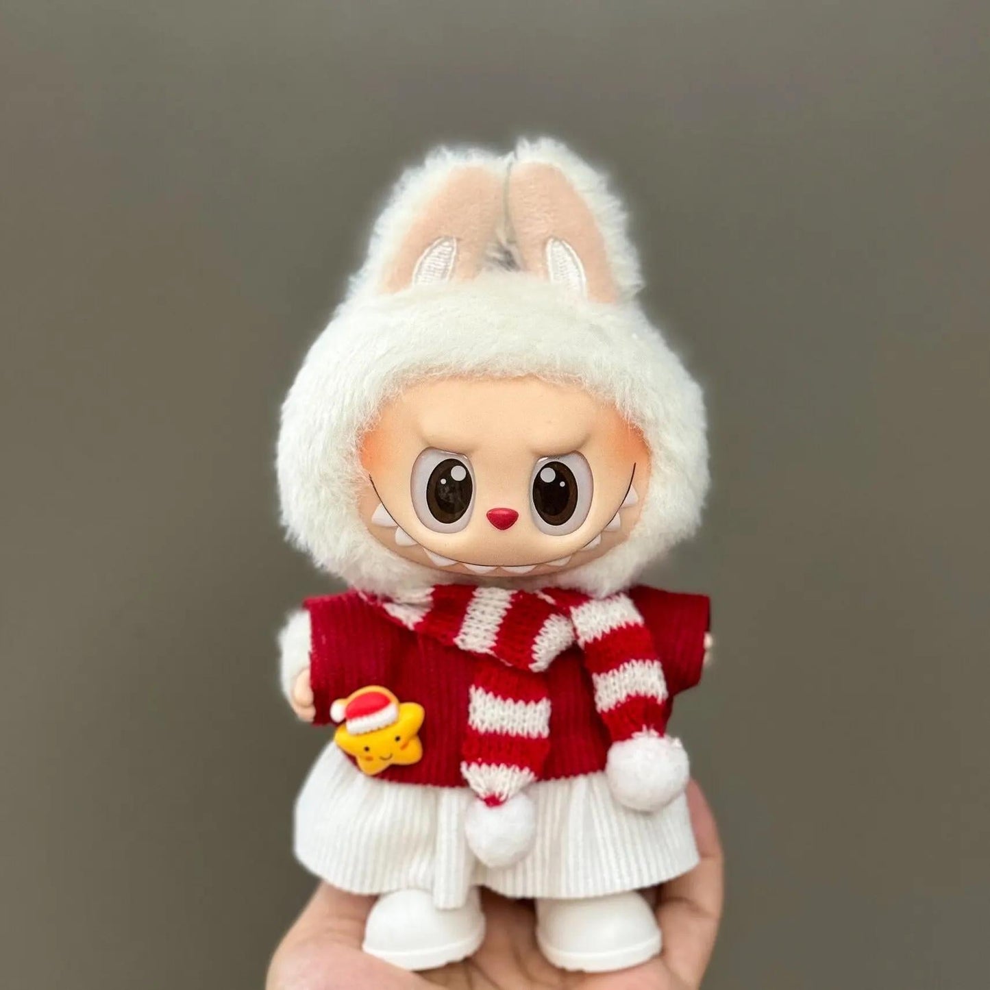 Labubu Accessories Clothes Suitable For V1 V2 V3 Labubu Christmas Deer Set Labubu Red Clothing Christmas Fashion Gift