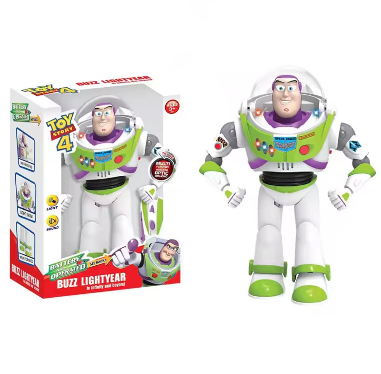 Buzz Lightyear Action Figure Robot Green