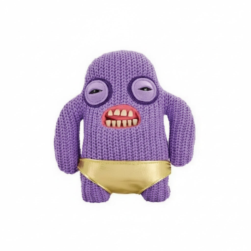 Original Fuggler Monster Plush – | Funny Ugly Teeth Monster | 28–30cm Soft Plush Toy Natural 23cm