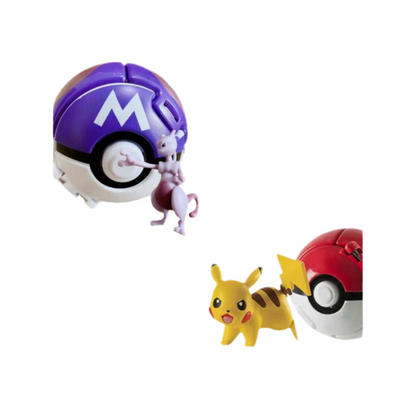 Pokémon Surprise Flipping Pet Ball | Pokémon Figure | Collectible Toy Multicolor E