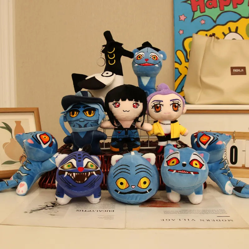 K‑Pop Demon Hunters – Children’s Plush Toy Pendants | Witch Hunting Group