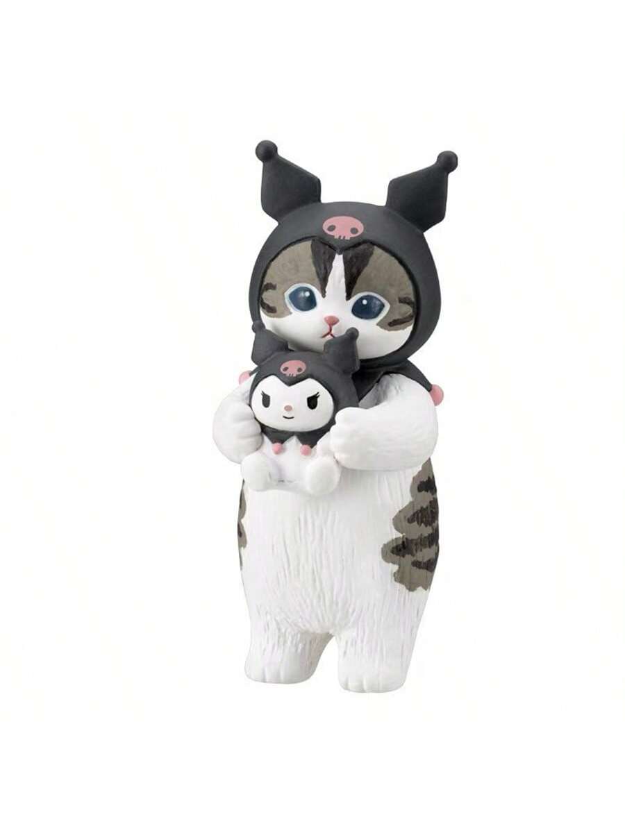 Mofusand x Sanrio Narikiri Blind Box Figurine – Shark Cat, Melody & Hangyodon