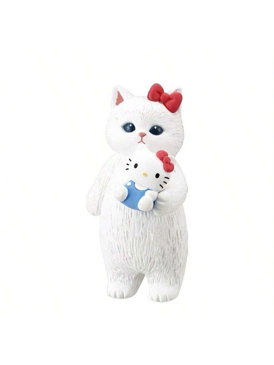 Mofusand x Sanrio Narikiri Blind Box Figurine – Shark Cat, Melody & Hangyodon