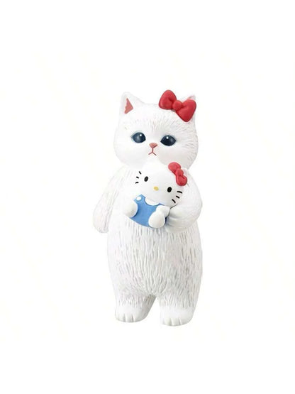Mofusand x Sanrio Narikiri Blind Box Figurine – Shark Cat, Melody & Hangyodon