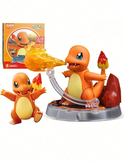 Pokémon Building Block Figurine – 1PC Collectible Model Toy | Pikachu, Eevee, Charizard, Sprigatito, Lucario & More