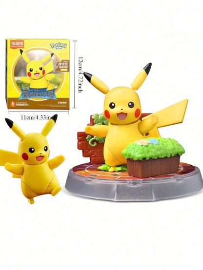 Pokémon Building Block Figurine – 1PC Collectible Model Toy | Pikachu, Eevee, Charizard, Sprigatito, Lucario & More