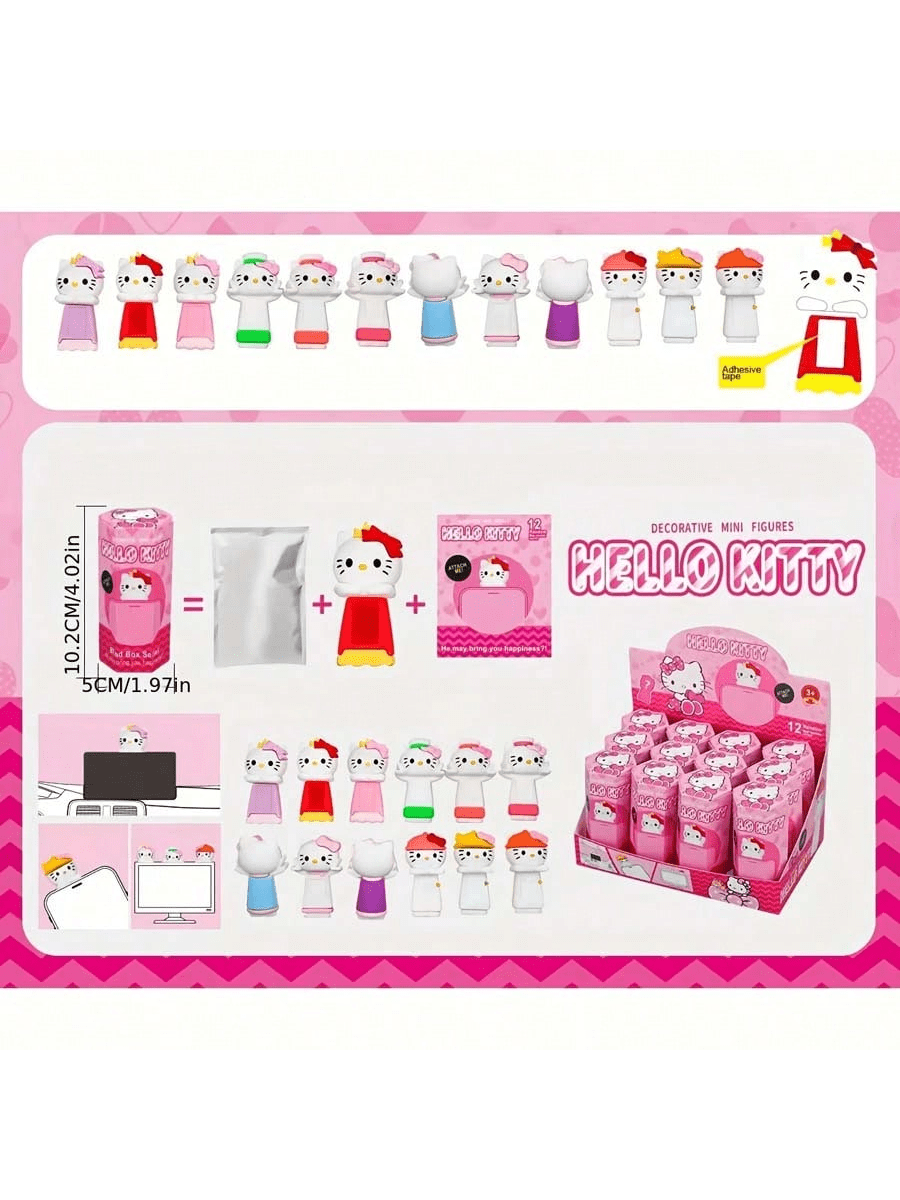 Sanrio Mini Figures Blind Box Collection Kuromi and My Melody