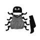 Spider Halloween Costume – 3-Piece Baby & Toddler Set | Sleeveless Romper, Socks & Hat (3M–3Y)