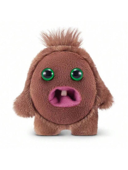 Fuggler Baby Ugly-Cute Monster Plush - Quirky Mini Soft Doll 15704 Cute Teeth Monster-hiccup Monster Brown one-size