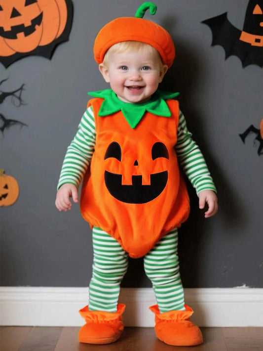 Baby Pumpkin Halloween Costume (Newborn-9M)