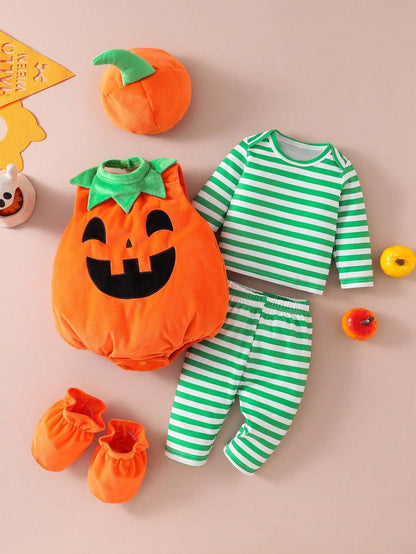 Baby Pumpkin Halloween Costume (Newborn-9M)