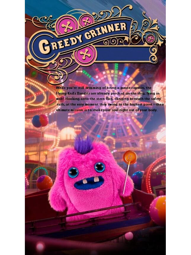 Fuggler Baby Ugly-Cute Monster Plush - Quirky Mini Soft Doll