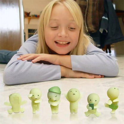Smiski Hippers Toilet Glow-in-the-Dark â€“ Mini Blind Box Figure | Stick-On Character Toy