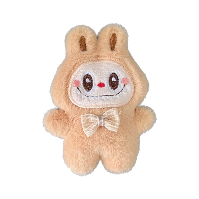 Labubu Plush Keychain â€“ Cute Cartoon Bag Charm Yellow