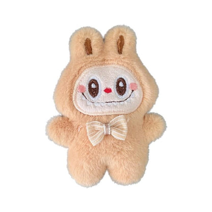 Labubu Plush Keychain â€“ Cute Cartoon Bag Charm Yellow