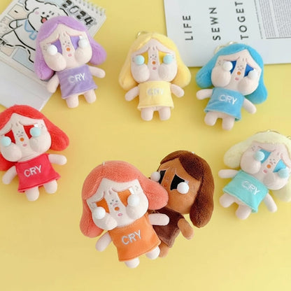 POP MART Crybaby Plush Keychain â€“ 13cm Soft Character Accessory