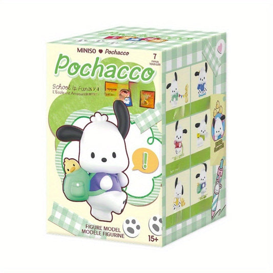 MINISO × Sanrio Pochacco “School Is Fun” Blind Box | Cute Collectible Figurine