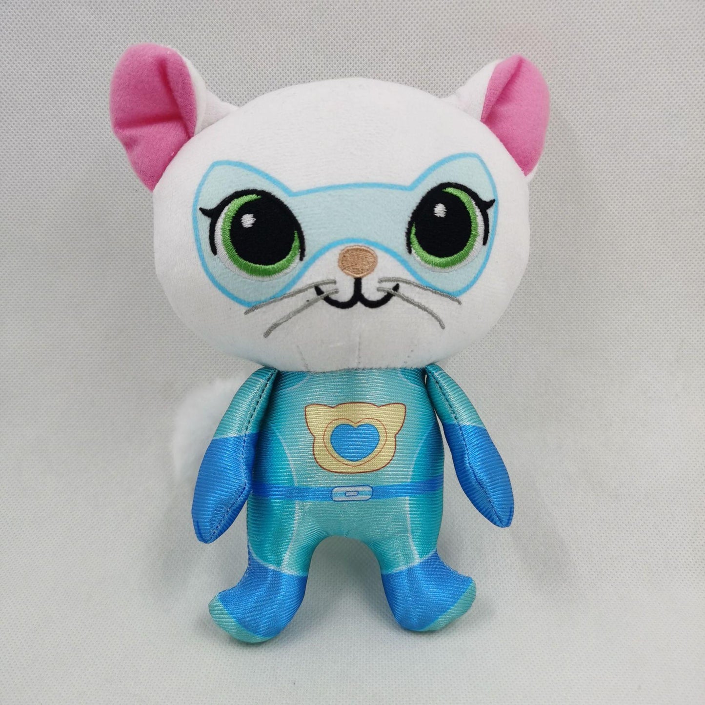 SuperKitties Plush Cat Team â€“ 18cm | Soft Hero Cat Plush Dolls Blue