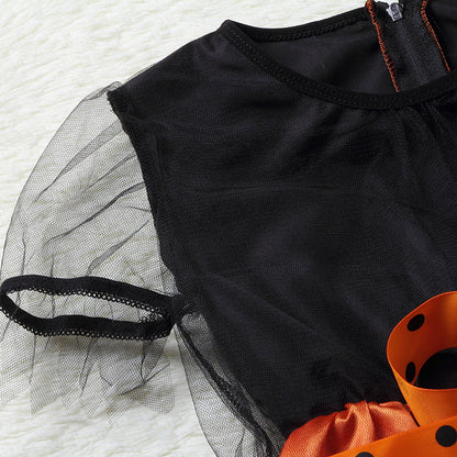 Children's Role-playing Witch Costumes Baby Girls Halloween Costumes Cosplay Costumes Kids Dress Performance Costumes