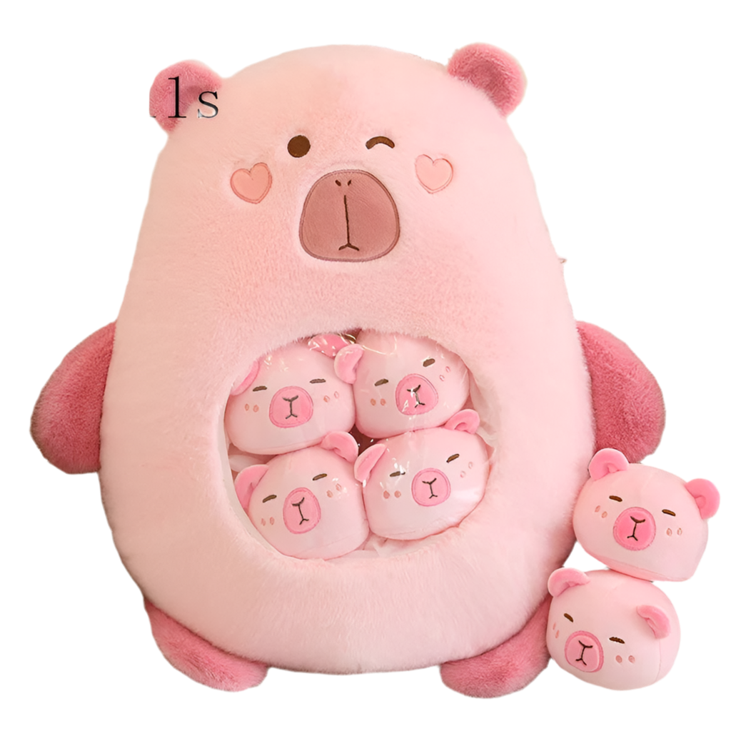 Plush Panda Koala Capybara Pudding Bag Stuffed Toy 35-50cm