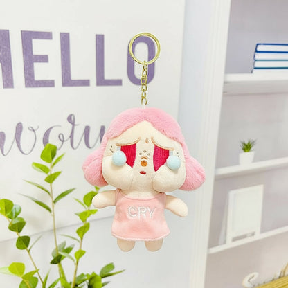 POP MART Crybaby Plush Keychain â€“ 13cm Soft Character Accessory