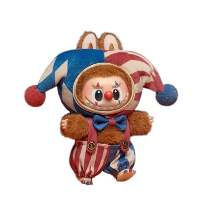 Labubu The Monsters – Halloween “Why So Serious” Series | Juggling Clown Mini Vinyl Plush Pendant Blind Box Red