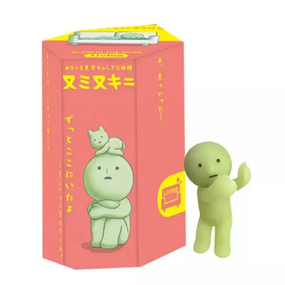 Smiski Hippers Toilet Glow-in-the-Dark â€“ Mini Blind Box Figure | Stick-On Character Toy Multicolor D