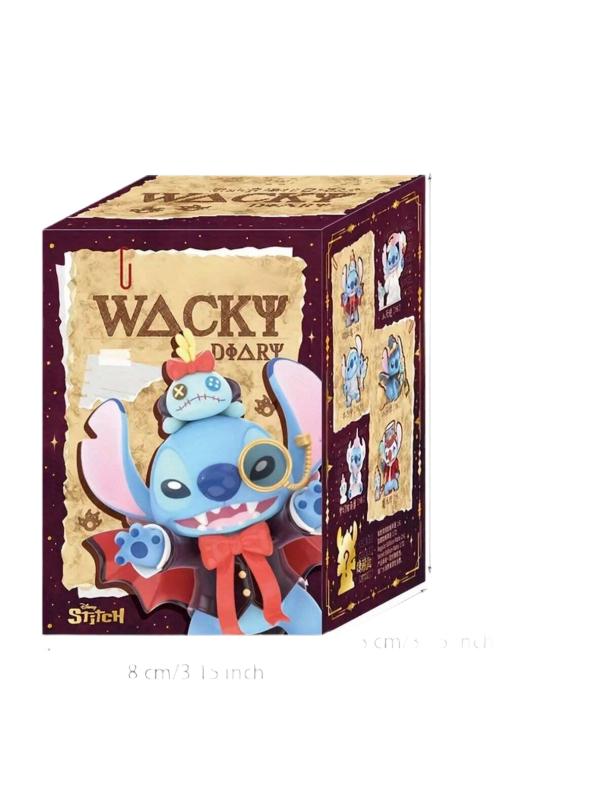Miniso Top Toy Disney Stitch Wacky Diary 2.0 Series Single Blind Box Multicolor 1 Random Box
