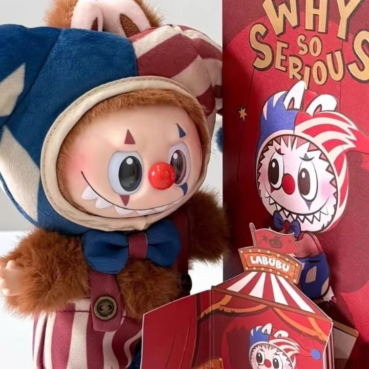 Labubu The Monsters – Halloween “Why So Serious” Series | Juggling Clown Mini Vinyl Plush Pendant Blind Box