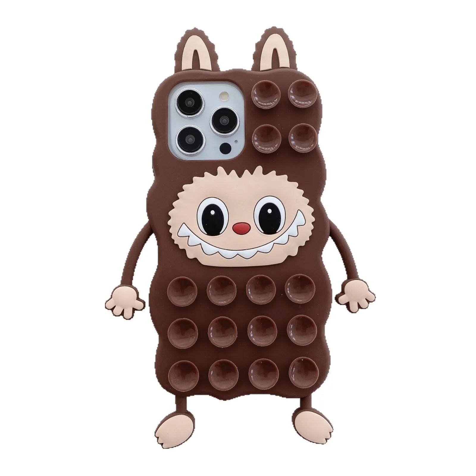 Labubu The Monsters – Phone Cover | Compatible with iPhone 13, 14, 15, 16 Max & Pro | Suction Cup Stress-Relief Design