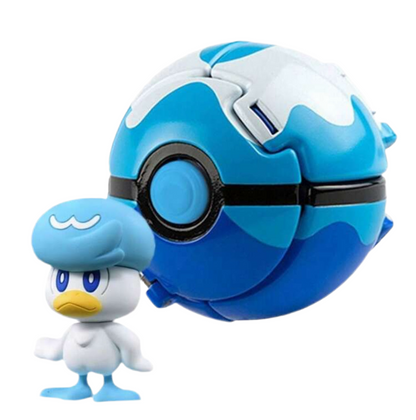 Pokémon Surprise Flipping Pet Ball | Pokémon Figure | Collectible Toy Multicolor W