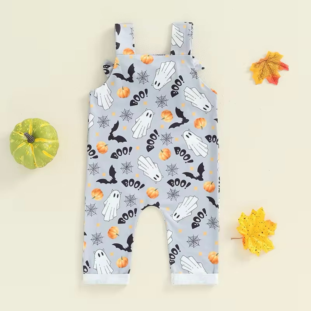 Baby Ghost Halloween Jumpsuit (Age 3M-18M)