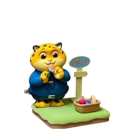 MINISO Disney Zootopia Autumn Garden Series Blind Box Figure Leopard Officer