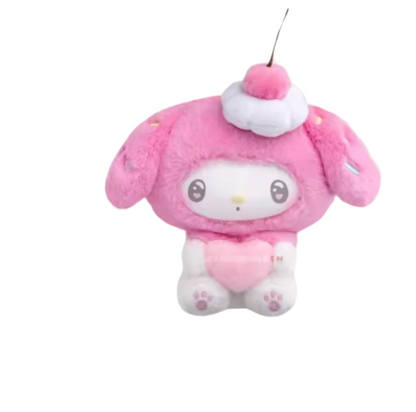 Miniso Top Toy Sanrio My Melody 50th Anniversary Milk Candy Series Plush Keychains Single Blind Box A