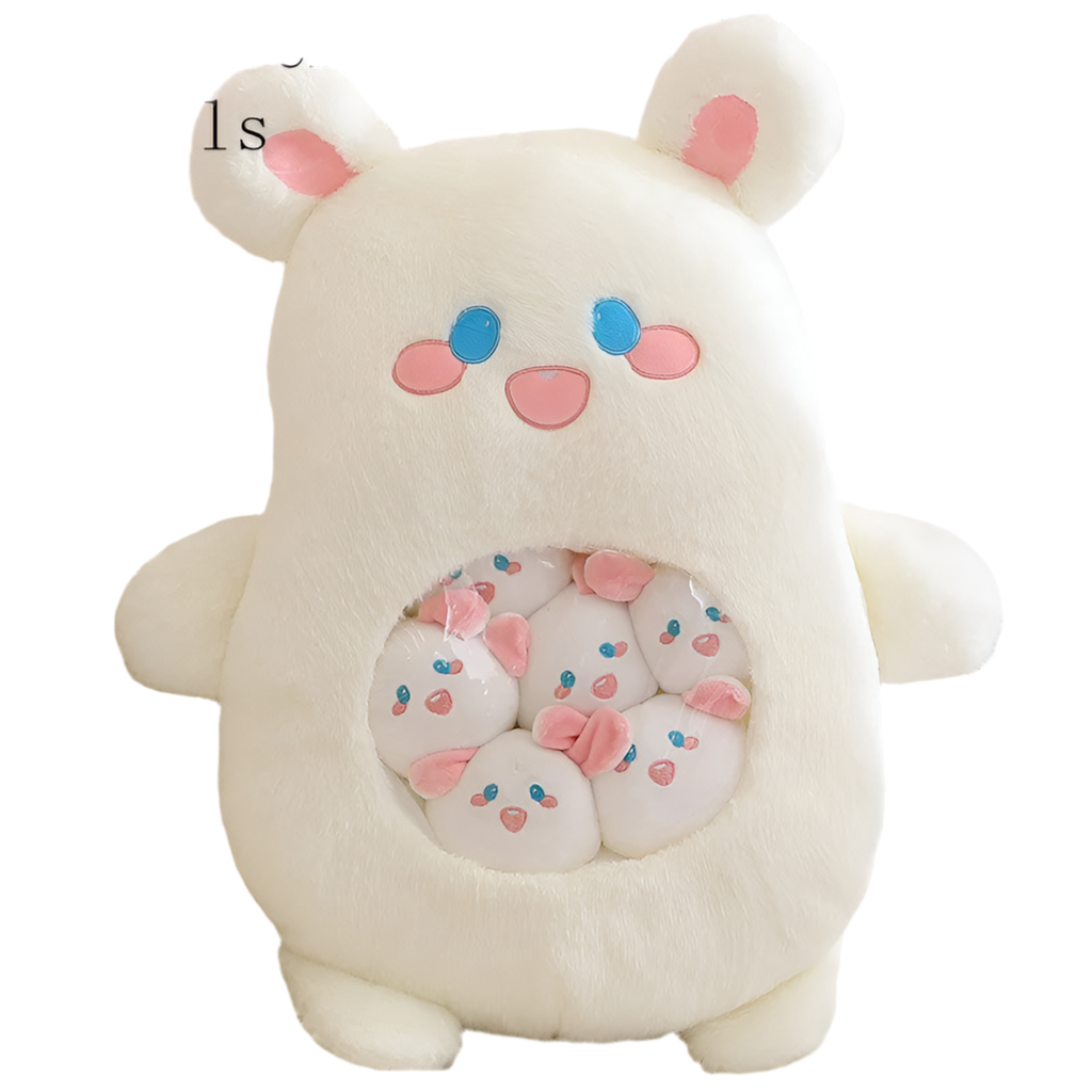 Plush Panda Koala Capybara Pudding Bag Stuffed Toy 35-50cm