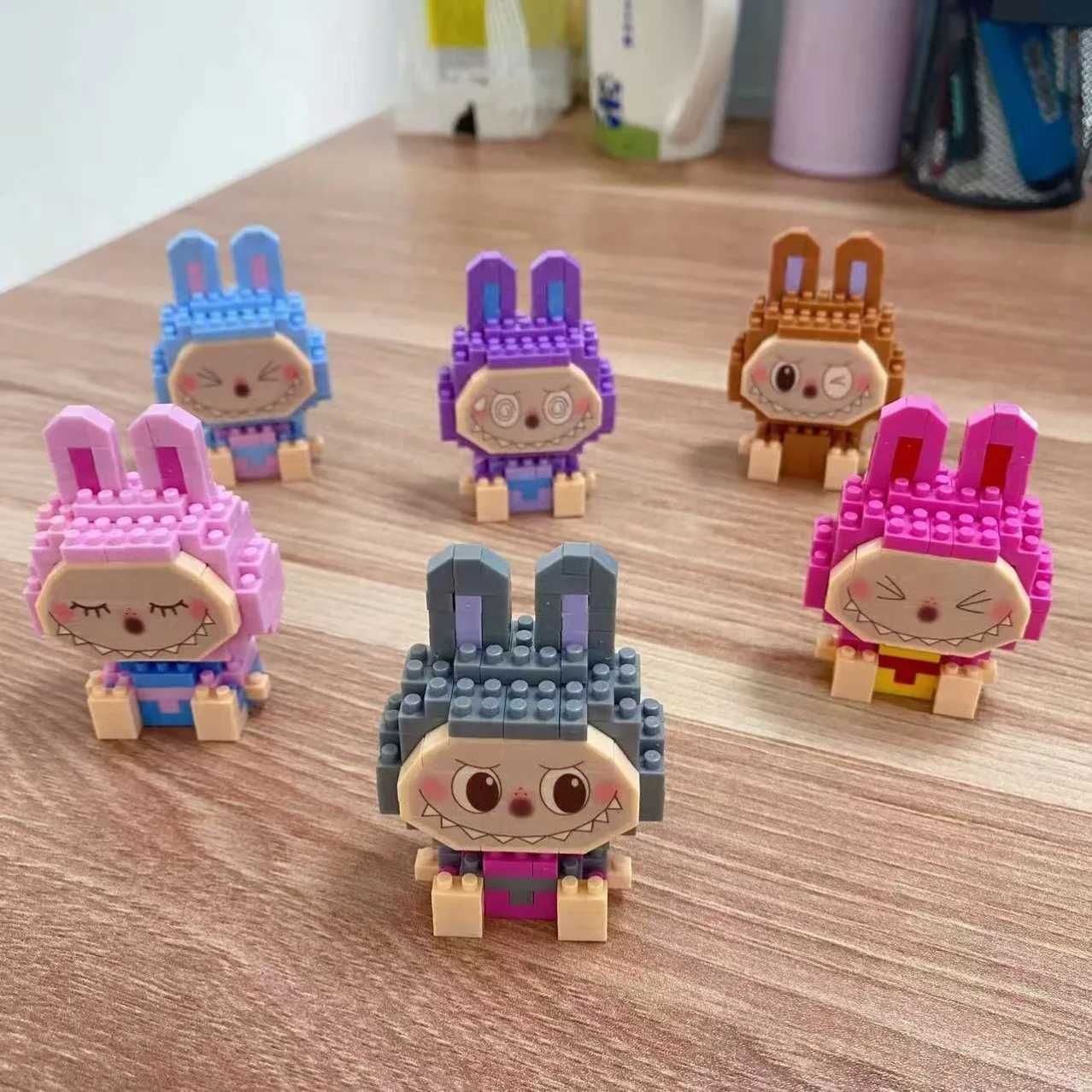 Labubu The Monsters Blind Box Mini Building Blocks â€“ DIY Puzzle Assembly Toy