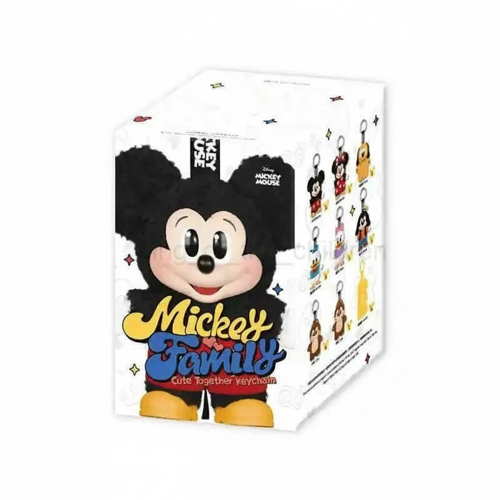 Pop Mart Mickey Family Cute Together Keychain Series blind box