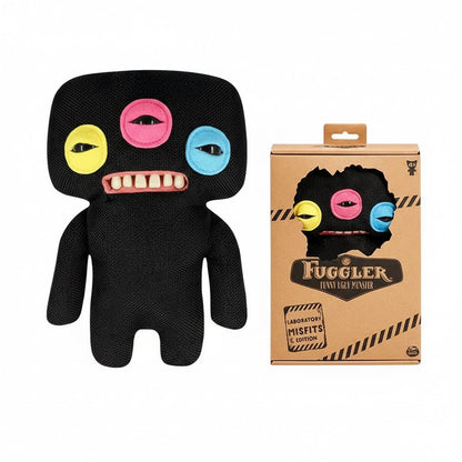 Original Fuggler Monster Plush – | Funny Ugly Teeth Monster | 28–30cm Soft Plush Toy Burgundy 23cm