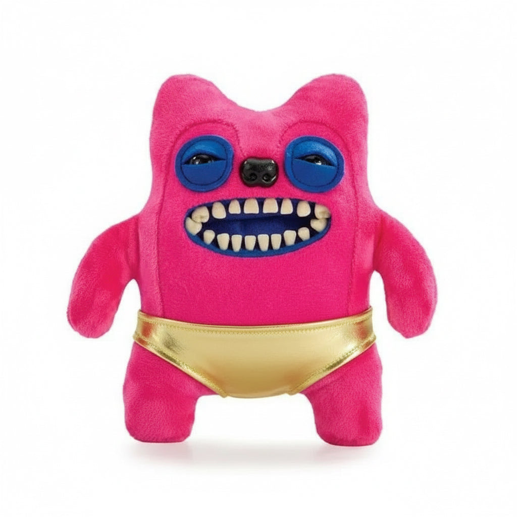 Original Fuggler Monster Plush – | Funny Ugly Teeth Monster | 28–30cm Soft Plush Toy Army Green 23cm