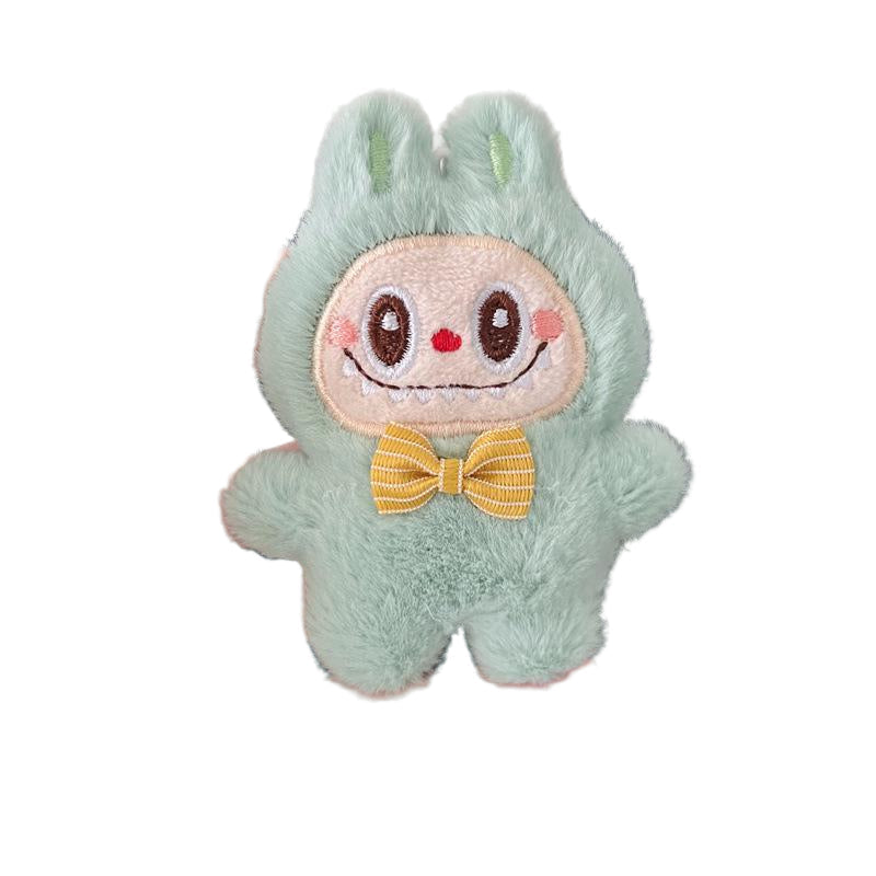 Labubu Plush Keychain â€“ Cute Cartoon Bag Charm Green