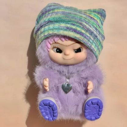 WAKUKU Trendy Party Blind Box â€“ 15cm Plush Figurine Doll | Themed Character Keychain Multicolor E