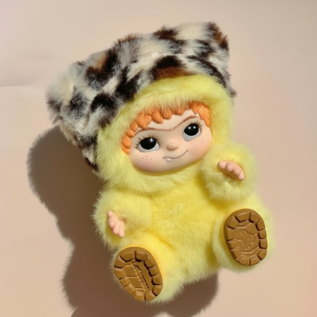 WAKUKU Trendy Party Blind Box â€“ 15cm Plush Figurine Doll | Themed Character Keychain Multicolor D