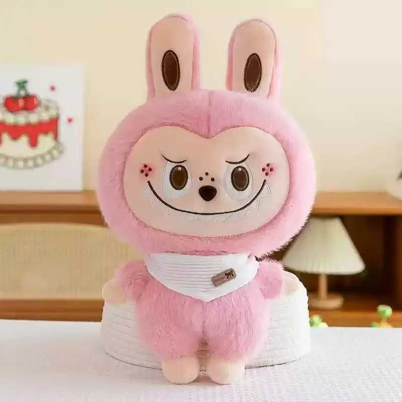 Labubu The Monsters Plush Huggable Pillow â€“ 80cm Soft Stuffed Animal Pink