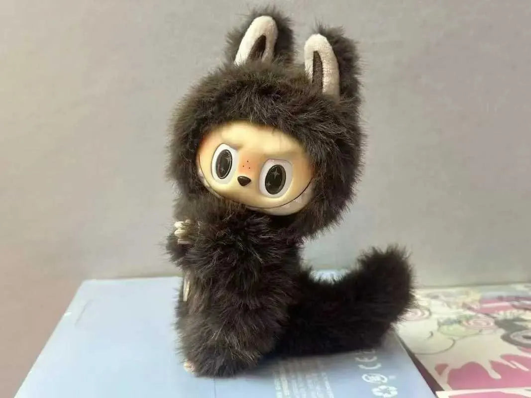 Labubu Baby Plush – Little Leader Zimomo | Brown & Green Edition | High‑Quality Pendant Blind Box