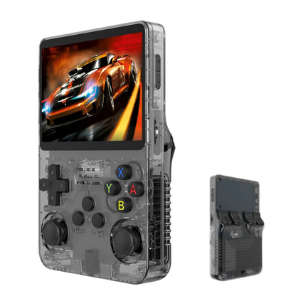 Retro R36S Handheld Video Game Console – 3.5” IPS Screen | 128GB Pocket Player with 10,000+ Preloaded Games | Linux System