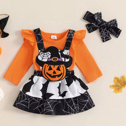 Baby Girls Halloween Bodysuit & Dress Costume (Age Newborn - 18M)