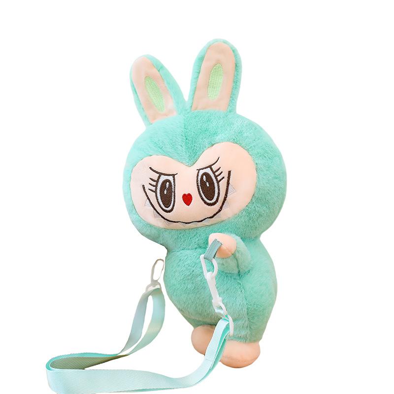 Labubu Party Rag Doll Bag Soft Girl Daily Versatile Messenger Bag Plush Rabbit Doll Bag