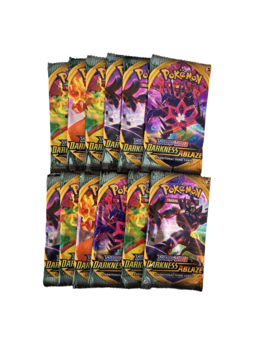 Pokémon Trading Card Game: Sword & Shield—Darkness Ablaze Expansion Multicolor Darkness Ablaze 12 Pack